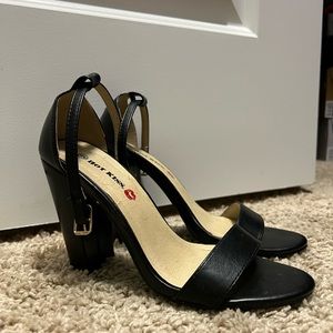 Black Heels with Ankle Strap